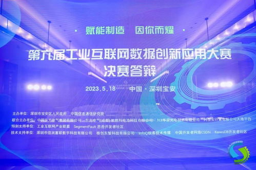 第六屆工業(yè)互聯(lián)網(wǎng)數(shù)據(jù)創(chuàng)新應(yīng)用決賽在深舉行 釋放工業(yè)數(shù)據(jù)價(jià)值，賦能產(chǎn)業(yè)數(shù)字升級(jí)